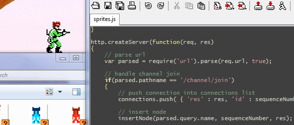 sprites server